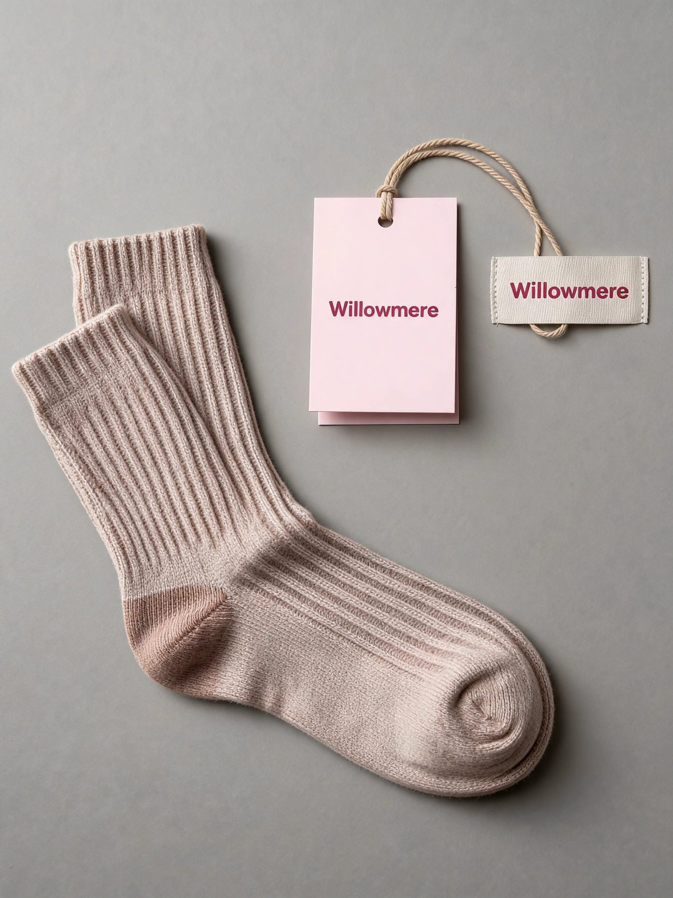 Ribbed Wool Socks